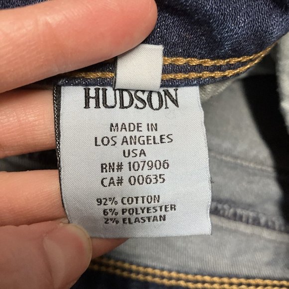 Hudson Collin Women’s Size 27 Blue Skinny Jeans - Picture 6 of 15